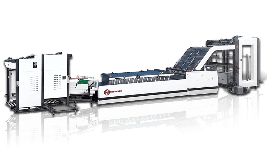 دستگاه لمینت سرعت بالا تمام اتوماتیک با جمع کن نایس پکینگ